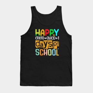 Happy 100 Days Of School Tank Top